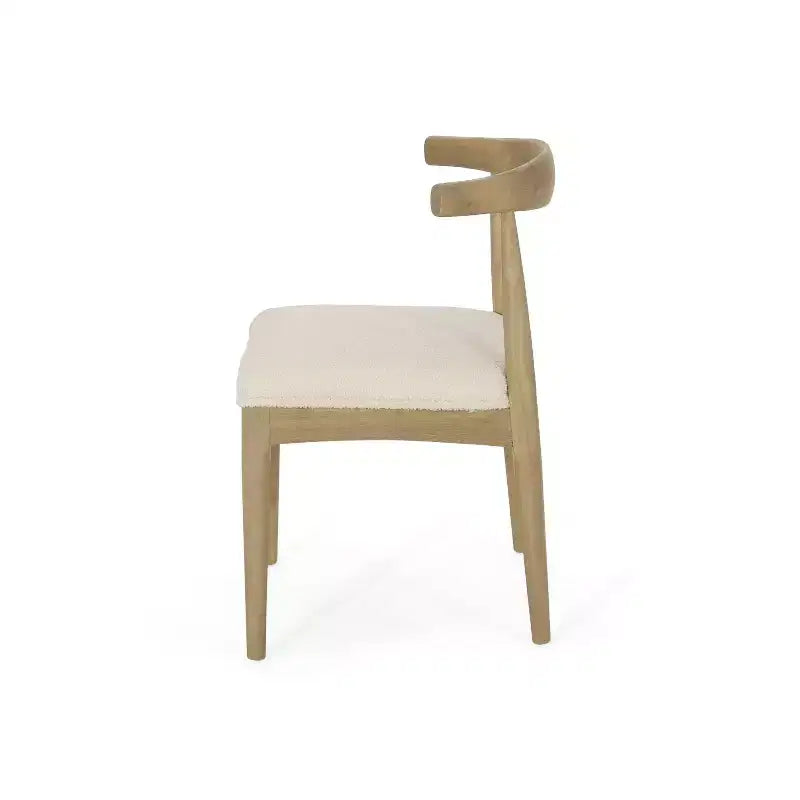 Chaises de salle à manger GDFStudio Covey en tissu d'inspiration scandinave (lot de 2)