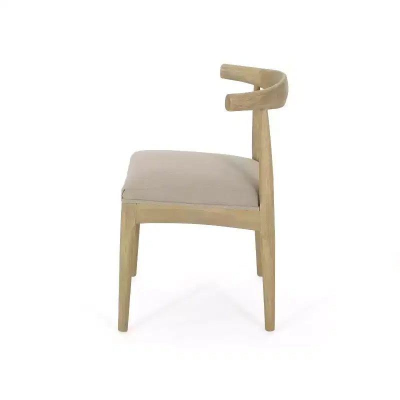 Chaises de salle à manger GDFStudio Covey en tissu d'inspiration scandinave (lot de 2)