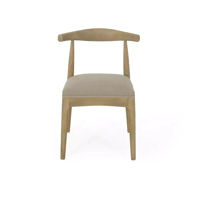 Chaises de salle à manger GDFStudio Covey en tissu d'inspiration scandinave (lot de 2)