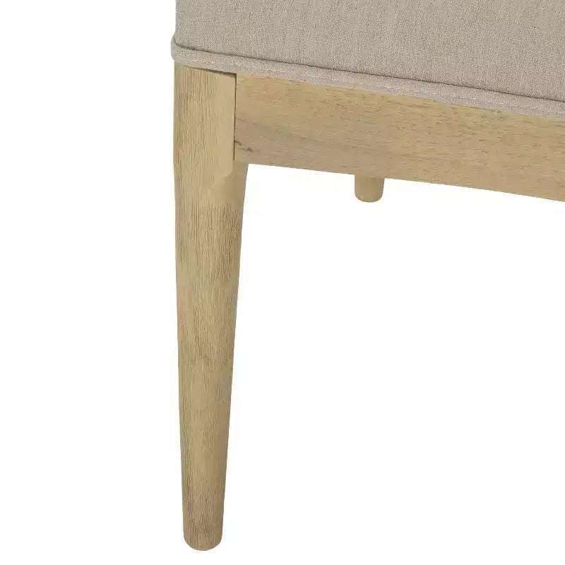 Chaises de salle à manger GDFStudio Covey en tissu d'inspiration scandinave (lot de 2)