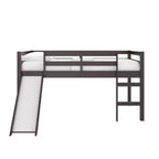 DHP Milton Kids Junior Loft Bed with Slide
