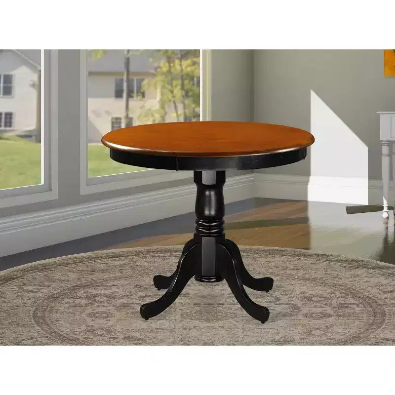 Table à manger ronde HomeStock sur pied de 36 pouces