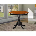 Table à manger ronde HomeStock sur pied de 36 pouces