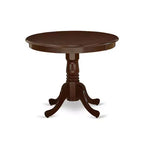 Table à manger ronde HomeStock sur pied de 36 pouces