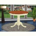 Table à manger ronde HomeStock sur pied de 36 pouces