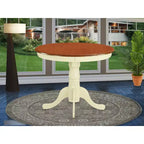 Table à manger ronde HomeStock sur pied de 36 pouces