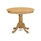 Table à manger ronde HomeStock sur pied de 36 pouces