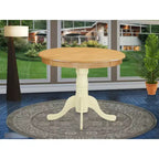 Table à manger ronde HomeStock sur pied de 36 pouces