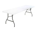 Cosco Fold-in-Half Blow Molded Table 30 x 96 in White
