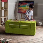 Causeuse et poufs modulaires pour enfants Jaxx Zipline / Chaise longue dépliante