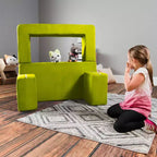 Causeuse et poufs modulaires pour enfants Jaxx Zipline / Chaise longue dépliante