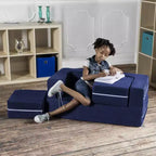 Causeuse et poufs modulaires pour enfants Jaxx Zipline / Chaise longue dépliante