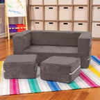 Causeuse et poufs modulaires pour enfants Jaxx Zipline / Chaise longue dépliante