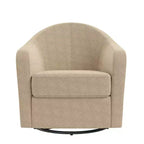 DHP Gentle Swivel Curved Accent Chair
