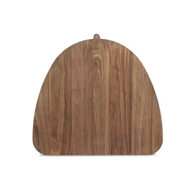 New Classic Furniture, Meuble Oscar 32 Table d'Angle Triangulaire en Bois Massif Noyer