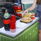 Table de bar portable GoBar pour événements - Station de bar mobile pop-up avec étui de transport
