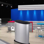 Comptoir pop-up Yescom, présentoir portable de salon professionnel, podium de promotion, support de vente au détail, pupitre de discours