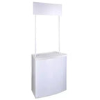 Comptoir de promotion portable Yescom, stand de salon professionnel pop-up, support de bannière d'affichage