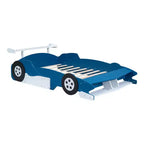 Lit plateforme Whisen Unique Design en forme de voiture de course, taille double, avec roues