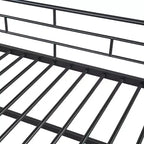 Lit mezzanine mi-hauteur Whisen 88,80''L 41,40''l 39,00''H avec escalier de rangement