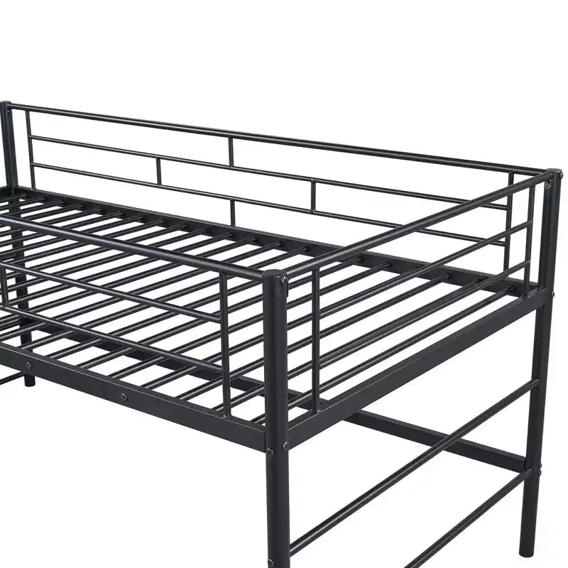 Lit mezzanine mi-hauteur Whisen 88,80''L 41,40''l 39,00''H avec escalier de rangement