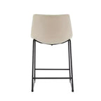 Tabourets de comptoir Christopher Knight Home Juliana modernes en similicuir et cadre en acier de 24 pouces (lot de 2)
