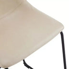 Tabourets de comptoir Christopher Knight Home Juliana modernes en similicuir et cadre en acier de 24 pouces (lot de 2)