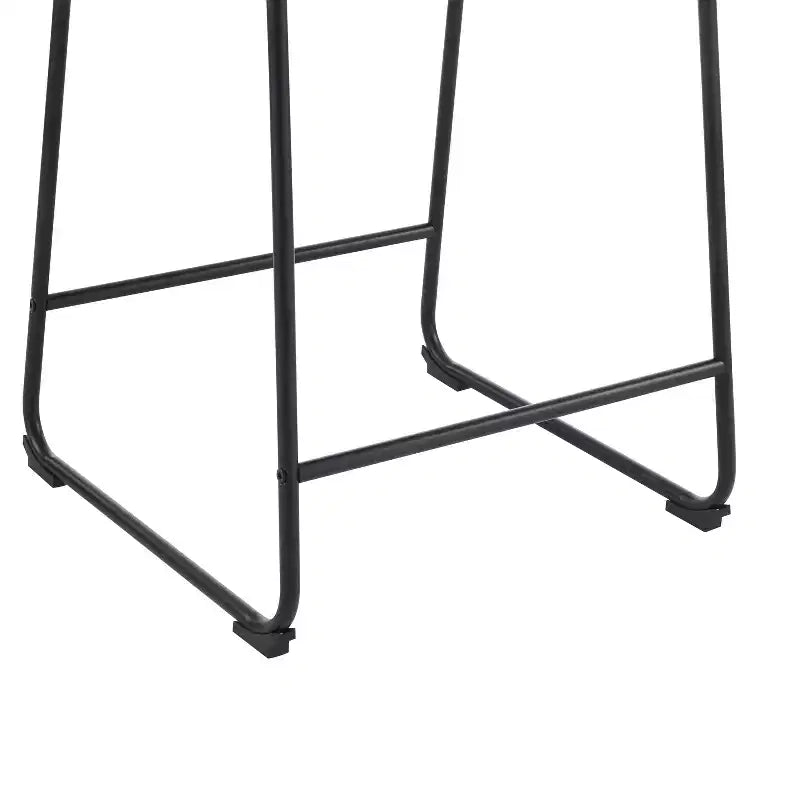 Tabourets de comptoir Christopher Knight Home Juliana modernes en similicuir et cadre en acier de 24 pouces (lot de 2)