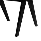 Christopher Knight Home Chaises de salle à manger avec accoudoirs Randall en bois d'hévéa et rotin avec pieds en V (lot de 2)
