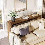Lantine 55.12 Console de ferme, table de canapé étroite en bois pour entrée, couloir, salon, foyer