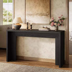 Lantine 55.12 Console de ferme, table de canapé étroite en bois pour entrée, couloir, salon, foyer