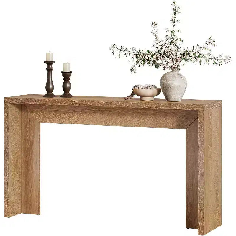 Lantine 55.12 Console de ferme, table de canapé étroite en bois pour entrée, couloir, salon, foyer