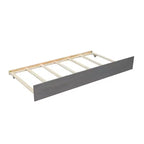 Lit superposé Whisen Wood Twin sur Full avec lit gigogne double