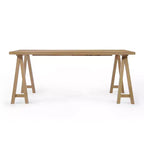 Ensemble de salle à manger en bois d'hévéa rembourré de 7 pièces de style moderne du milieu du siècle Christopher Knight Home Vanus