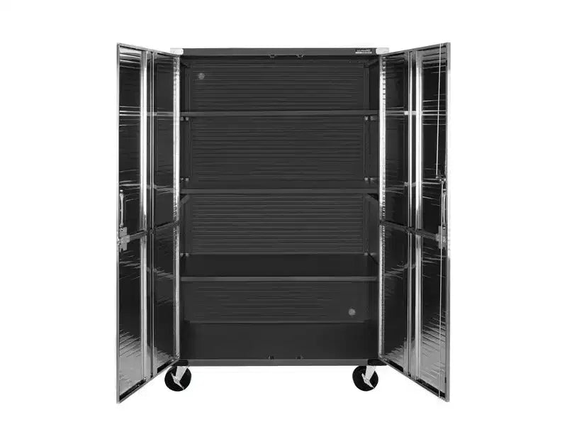 Armoire de rangement à roulettes UltraHD de Seville Classics, 48 x 18 x 72