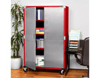 Armoire de rangement à roulettes UltraHD de Seville Classics, 48 x 18 x 72
