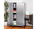 Armoire de rangement à roulettes UltraHD de Seville Classics, 48 x 18 x 72