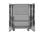 Armoire de rangement à roulettes UltraHD de Seville Classics, 48 x 18 x 72