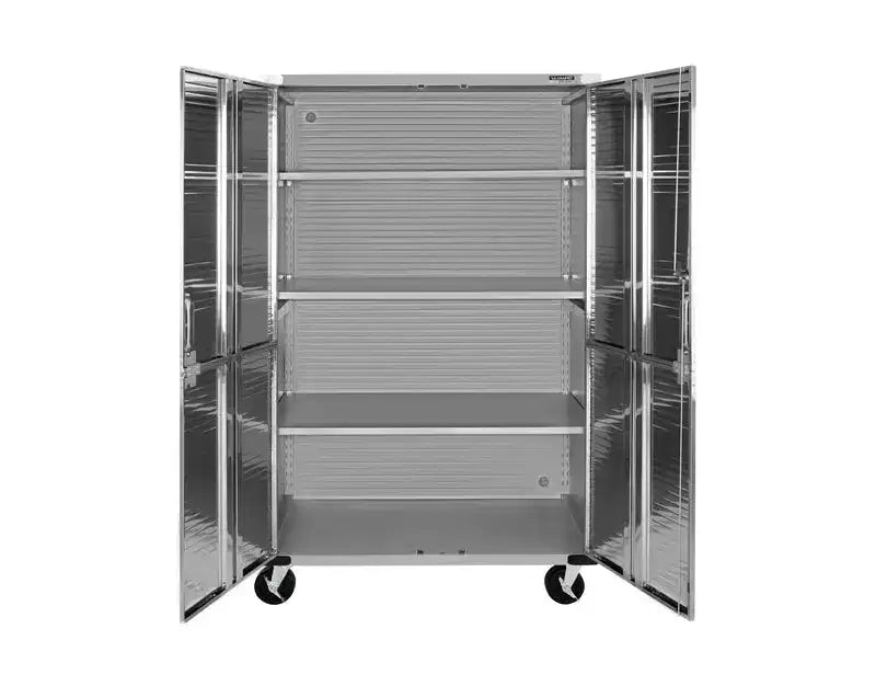 Armoire de rangement à roulettes UltraHD de Seville Classics, 48 x 18 x 72