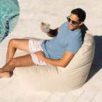 Fauteuil de jardin léger Big Joe Luft, tissu Sunbrella de qualité supérieure, rembourrage en billes ComfortFlow