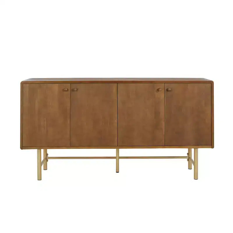 Christopher Knight Home Vincent Armoire de buffet contemporaine en métal avec deux étagères réglables