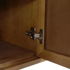Christopher Knight Home Vincent Armoire de buffet contemporaine en métal avec deux étagères réglables