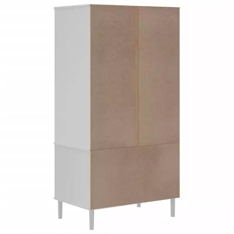 vidaXL SENJA Armoire de rangement Placard aspect rotin Bois de pin massif