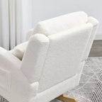 Fauteuil d'appoint moderne avec dossier haut Fauteuil de salon Fauteuil à bascule