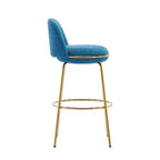 Christopher Knight Home Mads Tabourets de bar sans accoudoirs rembourrés avec cadre en métal pour l'intérieur (Lot de 2)