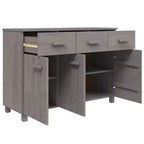 vidaXL HAMAR Buffet de bar avec tiroirs en pin massif