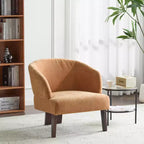 Christopher Knight Home Carla Chaise d'appoint rembourrée moderne du milieu du siècle avec dossier incurvé