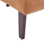 Christopher Knight Home Carla Chaise d'appoint rembourrée moderne du milieu du siècle avec dossier incurvé