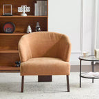 Christopher Knight Home Carla Chaise d'appoint rembourrée moderne du milieu du siècle avec dossier incurvé
