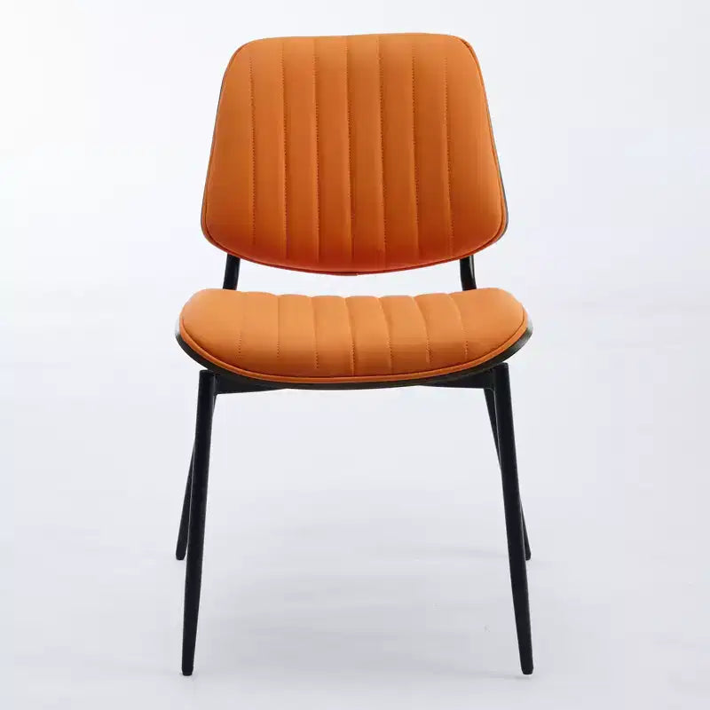 Chaises de salle à manger Vatros, lot de 2, style rétro moderne du milieu du siècle, en similicuir